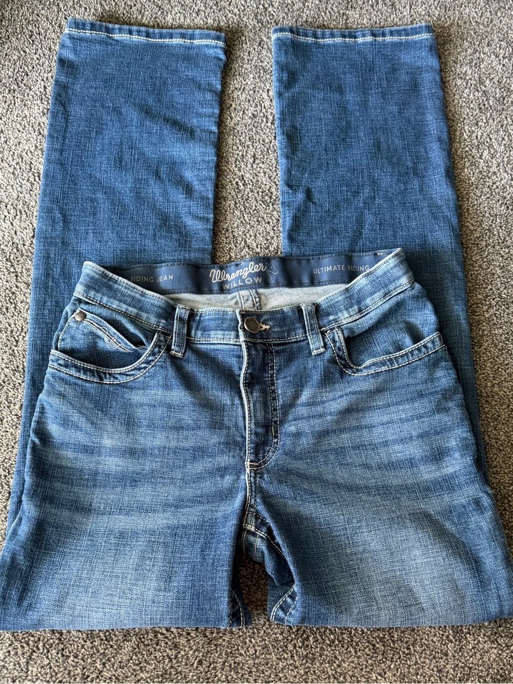 Wrangler Willow Ultimate Riding Jean Boot Cut Jeans - Picture 3 of 8